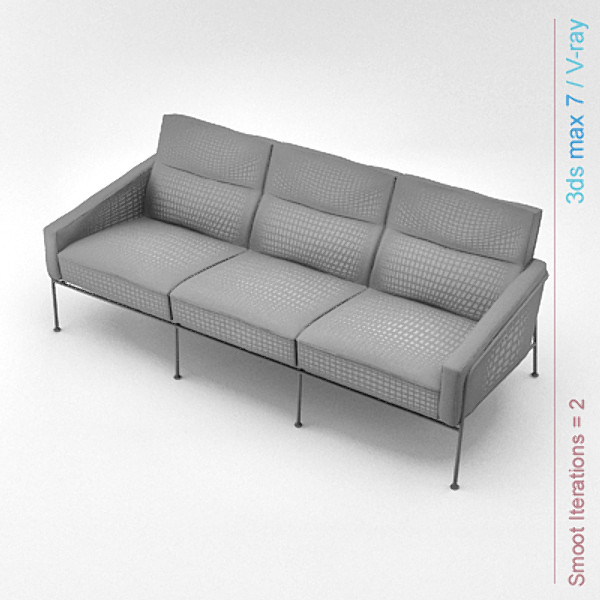 3ds max design series - series 3300 three seater sofa by lajhar